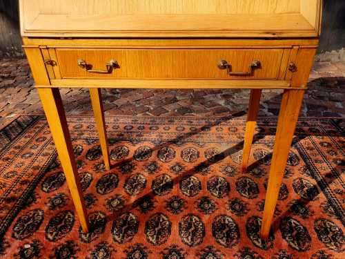 Vintage Beech wood Secretary Desk