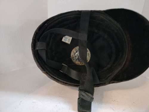 Vintage Equestrian Riding Hat Helmet Brown Velvet