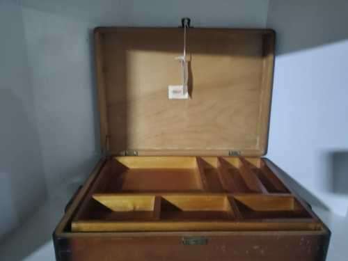 Vintage Joy wood of Durban sewing box or Stationary Box