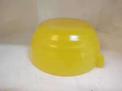 Vintage Yellow Phoenix Glass Bowl
