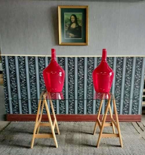 Trendy Six Seater Glass top Table R1950 H 74cm x L 164cm x W 95cm  (Collection only)