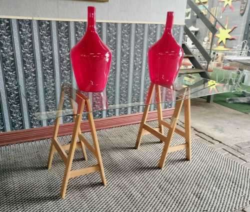 Trendy Six Seater Glass top Table R1950 H 74cm x L 164cm x W 95cm  (Collection only)