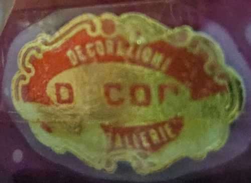 A rare set of six red cut to clear champagne glasses or coupes