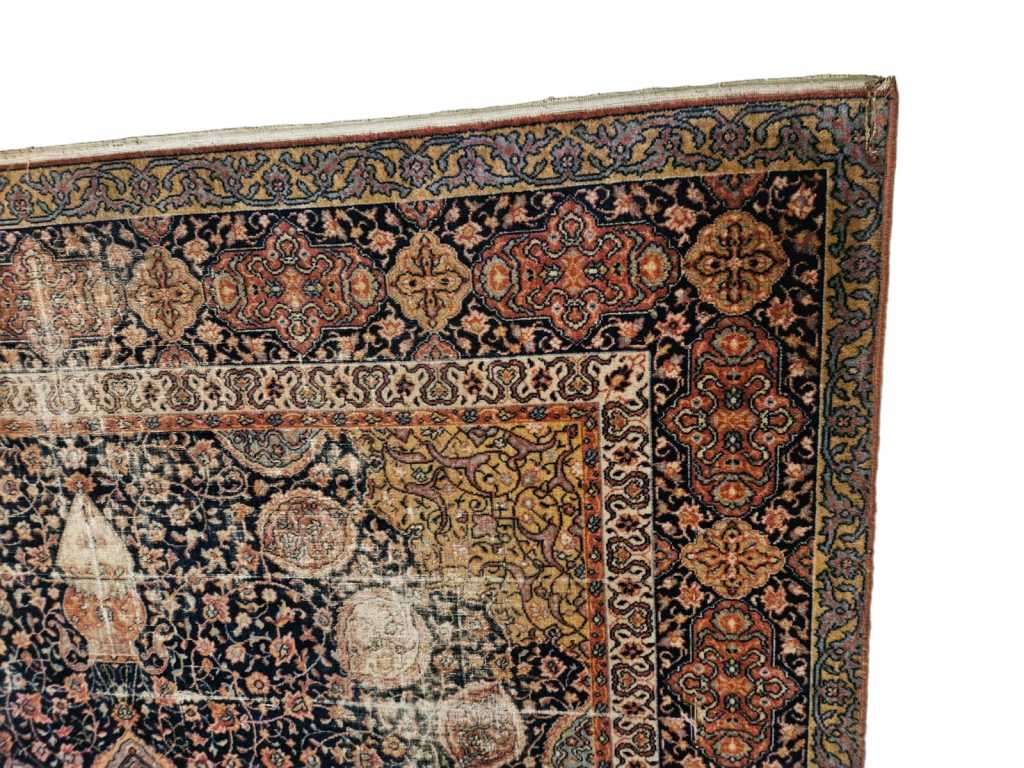 Add some vintage charm to your home with our very large worn Persian style machine-made carpet