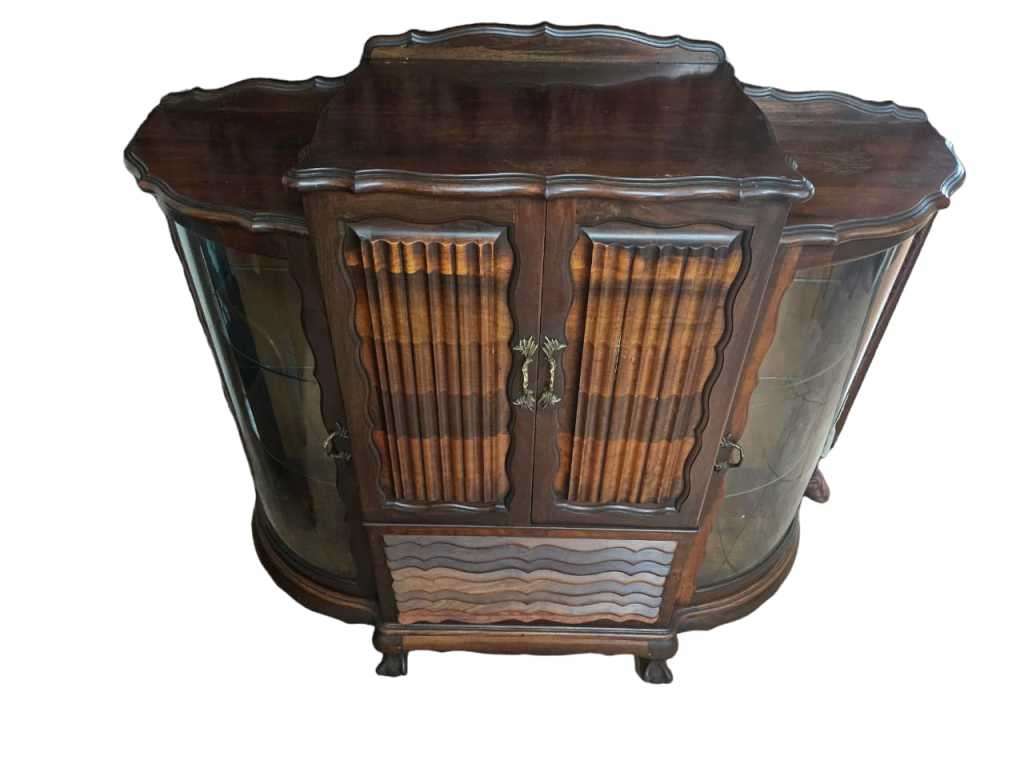 Ball & Claw Showcase Radio Cabinet, a stunning piece of furniture that captures the vintage charm