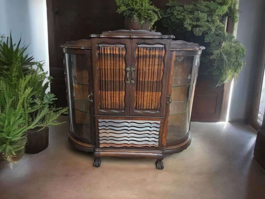 Ball & Claw Showcase Radio Cabinet, a stunning piece of furniture that captures the vintage charm