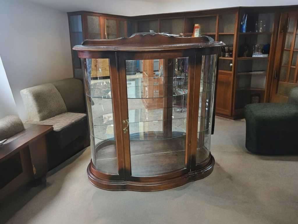 Immerse yourself in the timeless elegance of our Imbuia display cabinet, a sophisticated piece