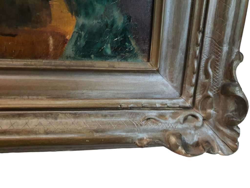 Antique "Still life with fruits" oil painting