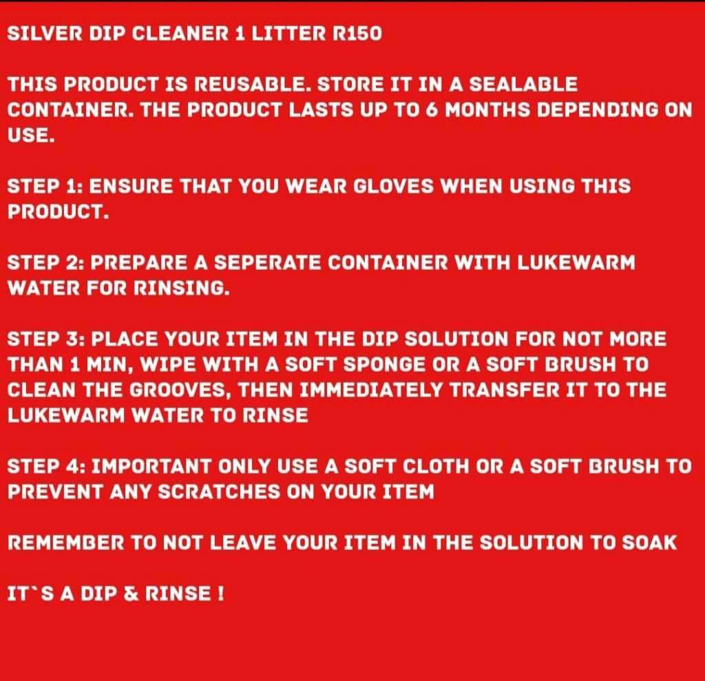 Silver Cleaning Product