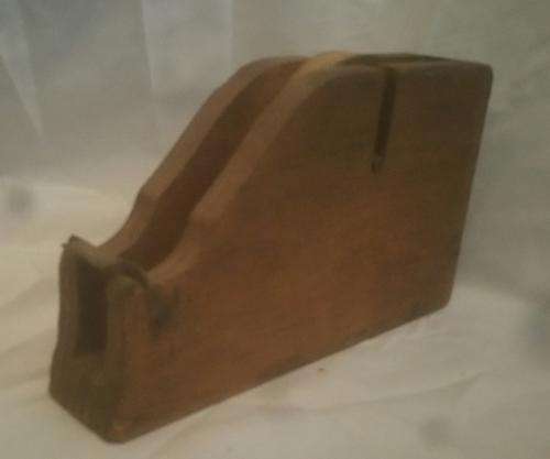 Vintage Wooden Sellotape holder