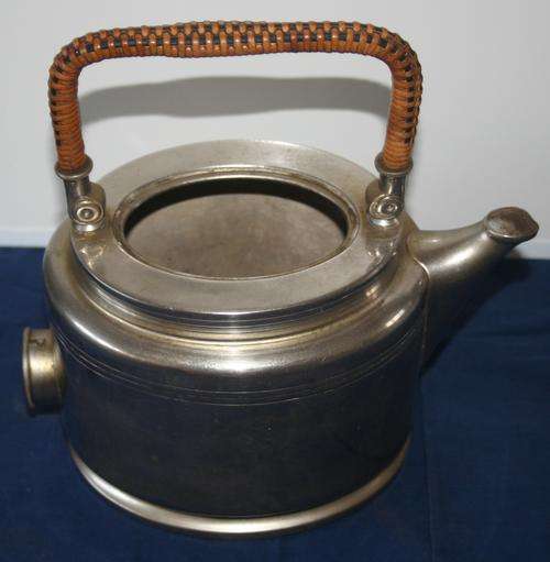 MAGNIFICENT LOOKS LIKE SILWER PLATED ANTIQUE ELECTRICAL KETELE