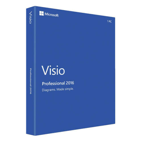 Microsoft Visio Professional 2016 - Genuine And New License Key