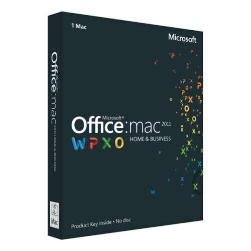 Microsoft Office Home And Business 2011 (Mac) - Genuine And New License Key
