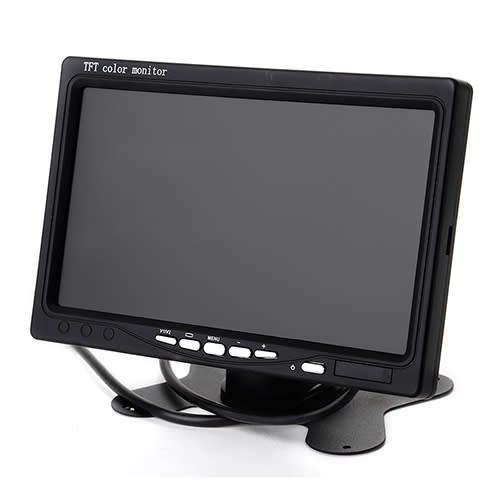 7 Inch LCD Color Screen - 2 Channel Video Input / DVD / Rearview Monitor