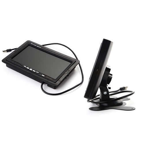 7 Inch LCD Color Screen - 2 Channel Video Input / DVD / Rearview Monitor