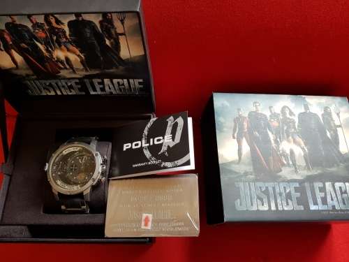 POLICE JUSTICE LEAGUE COLLECTIBLE WATCH