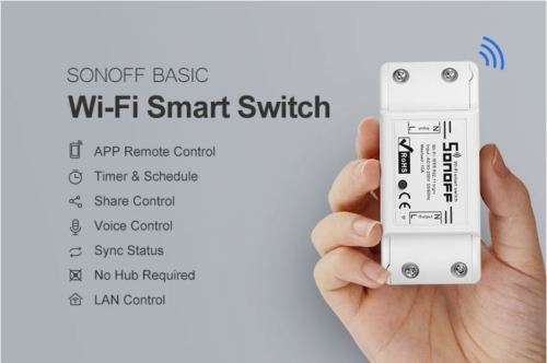 Sonoff Basic - 10A Smart Home WiFi Switch