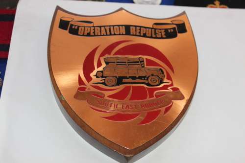 Rhodesian Plaque " Operation Repulse " South Eastern Border