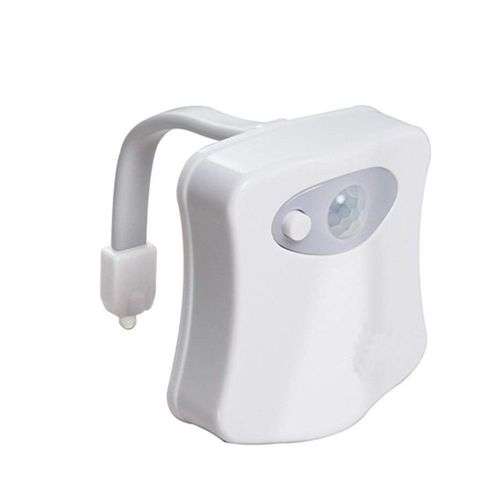8 Colour motion sensor LED Toilet light (Excludes batteries)