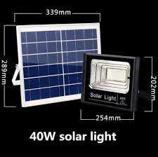 40w LED Solar powered floodlight with remote