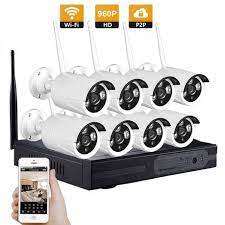 HD 8 Channel 4K Wireless Camera System(ANDOWL) 5G network