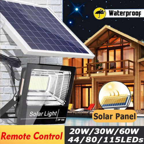 30W Outdoor Solar Power LED Lights Garden Wall Lamp Waterproof