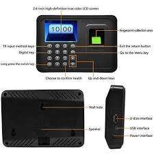 Fingerprint Time Attendance Machine System