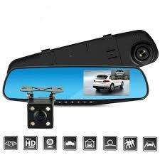 Rearview Mirror Dual Channel DVR Camera Recorder Dash Cam