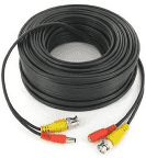 40m CCTV CABLE - RCA/BNC WITH POWER
