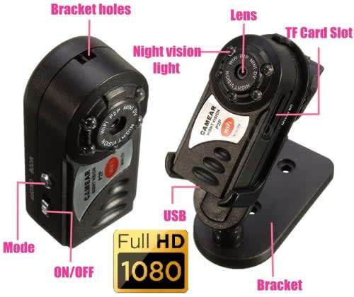 Q7 MINI HIDDEN SPY WIFI CAMERAS