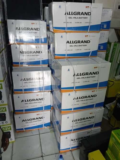 Allgrand 200Ah Original Gel Deep Cycle Solar Battery 12V