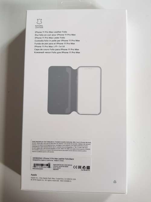 Apple - iPhone 11 Pro Max Leather Folio - Black