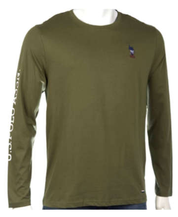 USPA CREW NECK LONG TEE (S)