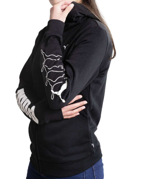 Puma Ladies Full Zip Hoodie (XS) REBEL SERIES