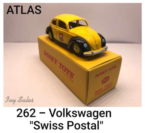 Atlas Dinky Toys - VW Beetle - Swiss Postal