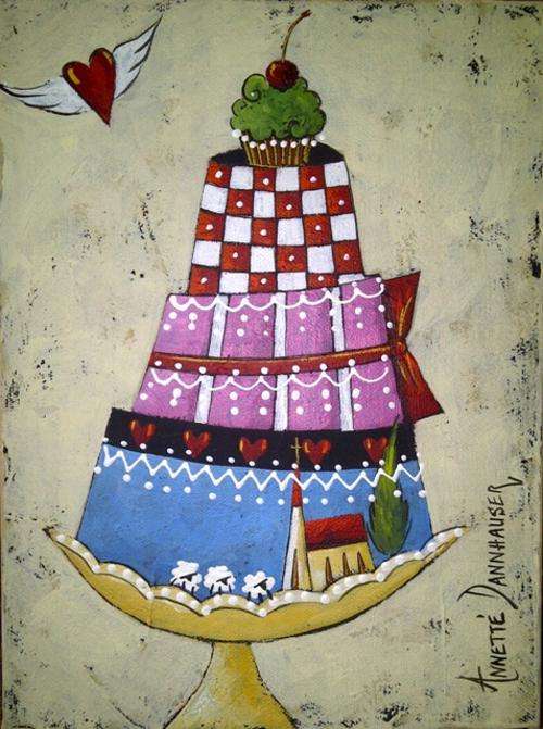 Hotcake(green) by Annette Dannhauser 230mmx300mm