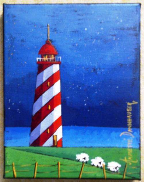 AD1627 Lighthouse(19) by Annette Dannhauser 180mmx230mm