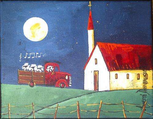 AD1644 Lorry by Annette Dannhauser 180mmx230mm