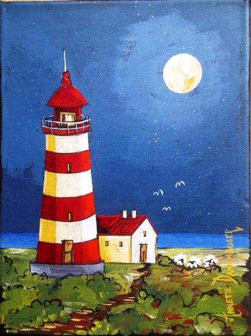 AD1649 Lighthouse(19) by Annette Dannhauser 230mmx300mm