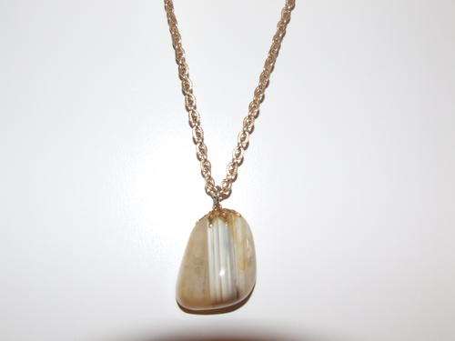 Antique stone necklace