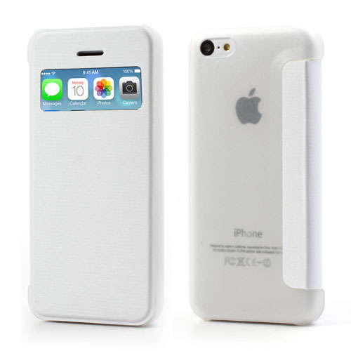 iphone 5s , 5 c S view cover white