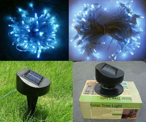 90 LED 21 meters Solar Powered White fairy lights