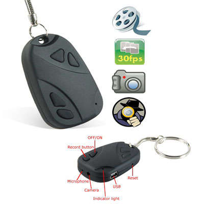 Keychain Remote Spy DVR Camera