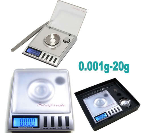 0.001 x 20g Mini LCD Digital Pocket Scale