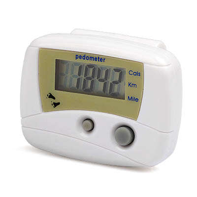 Pedometer (Run, Step, Calorie Counter) White