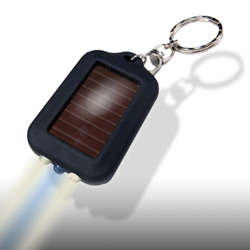 3 Super Bright LED Solar Power KeyChain Light