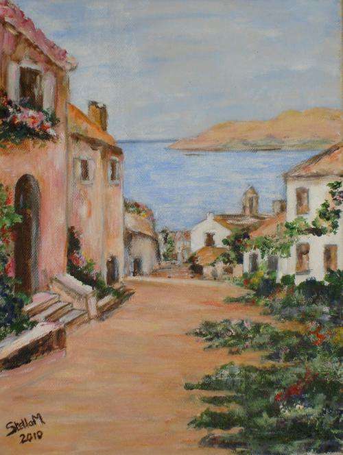 Sunny Mediterranean by Stella Murray