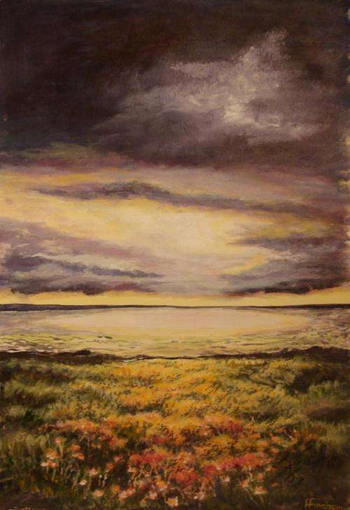 Tranquil Lake At Sunset by Reel Fincham