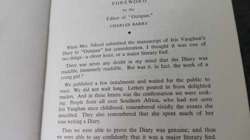 THE DIARY OF IRIS VAUGHAN