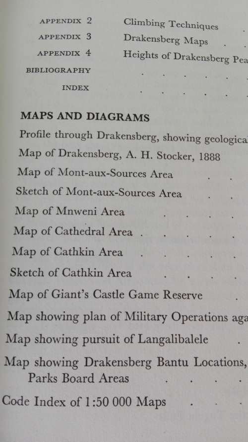 BARRIER OF SPEARS Drama of the Drakensberg by R O PEARSE First Edition 1973
